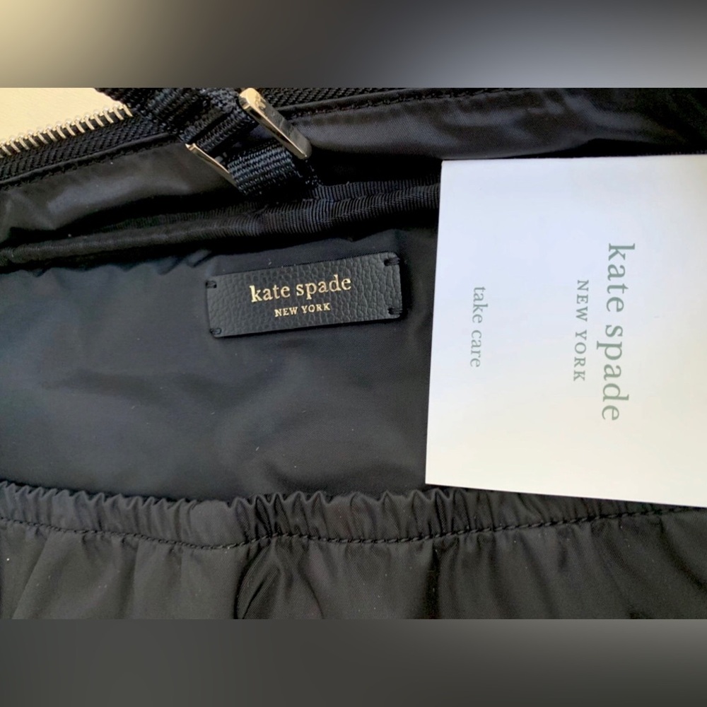 🌹🍃New KATE SPADE ♠️ NEW YORK Dawn Dusk Buds Ditsy Trifold Travel Cosmetic Case🍃🌹 - Picture 7 of 12